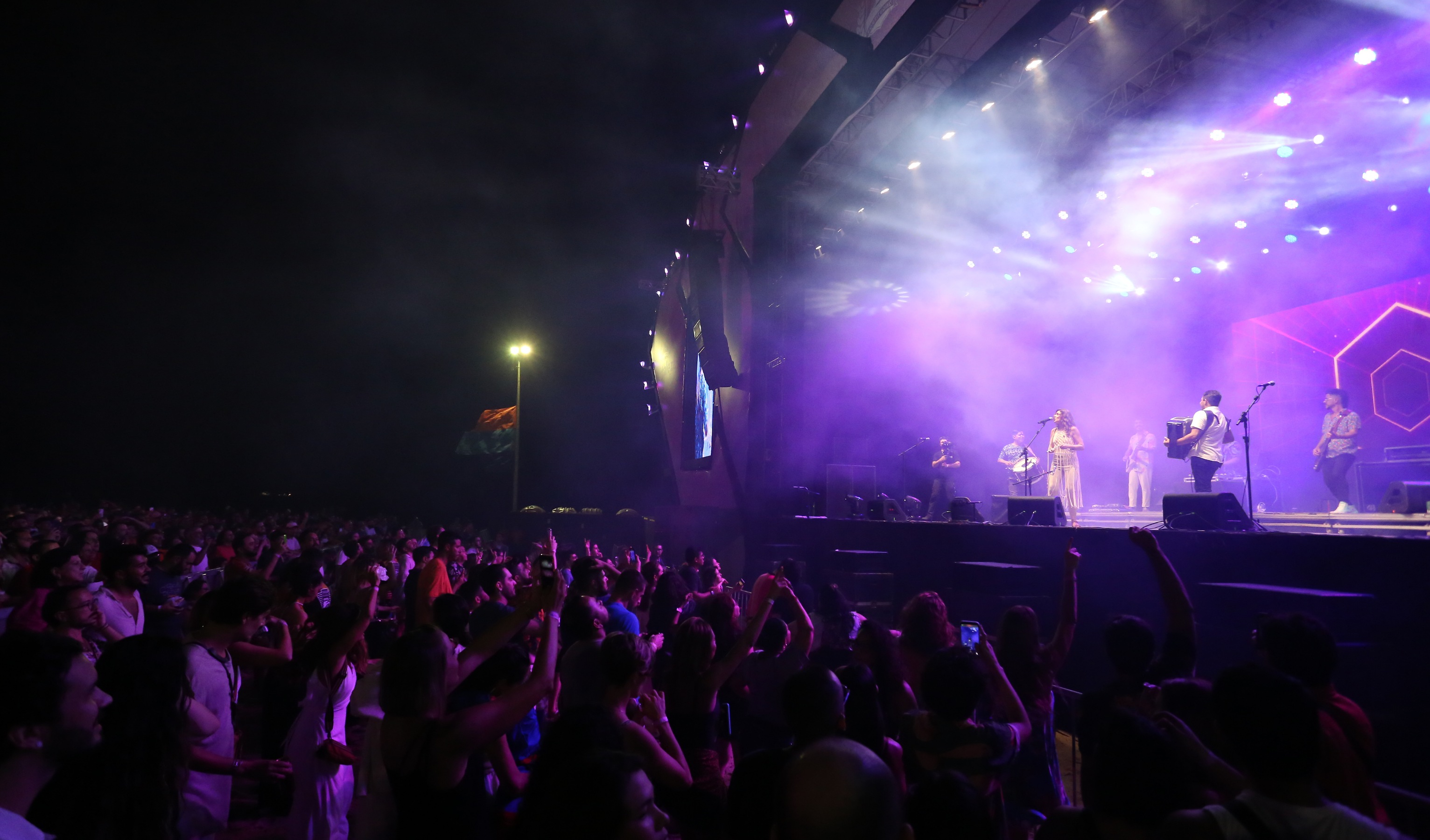 palco do show do Férias em Fortaleza